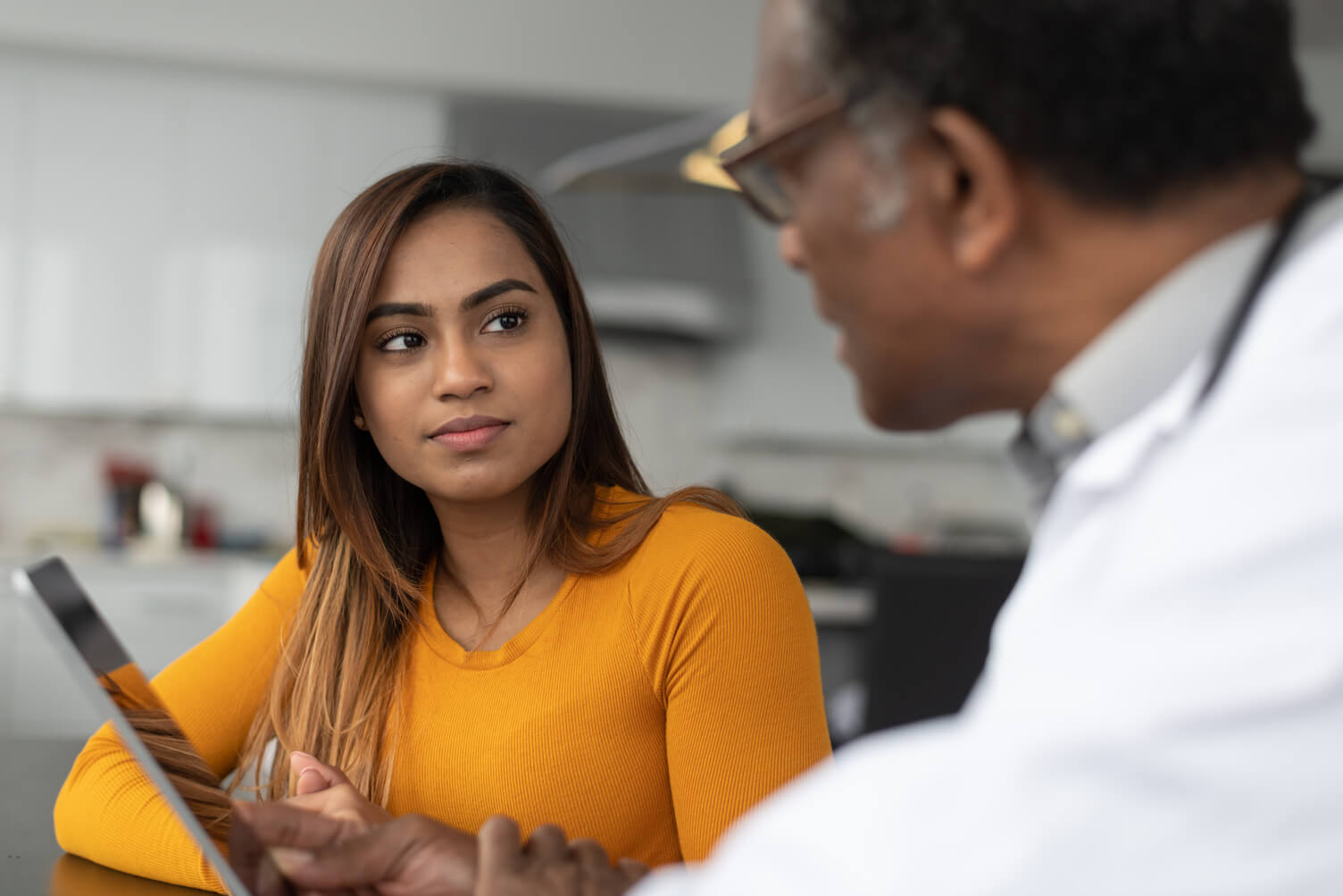 Patient and doctor consultation