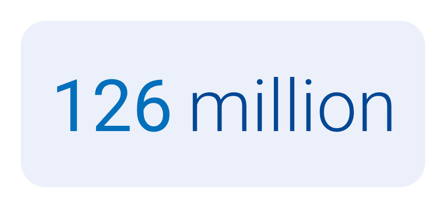 126 million