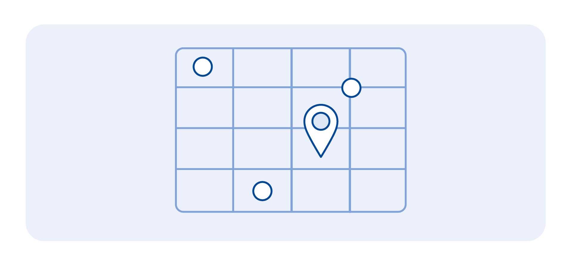 Geo-Indexed Audiences on a map grid