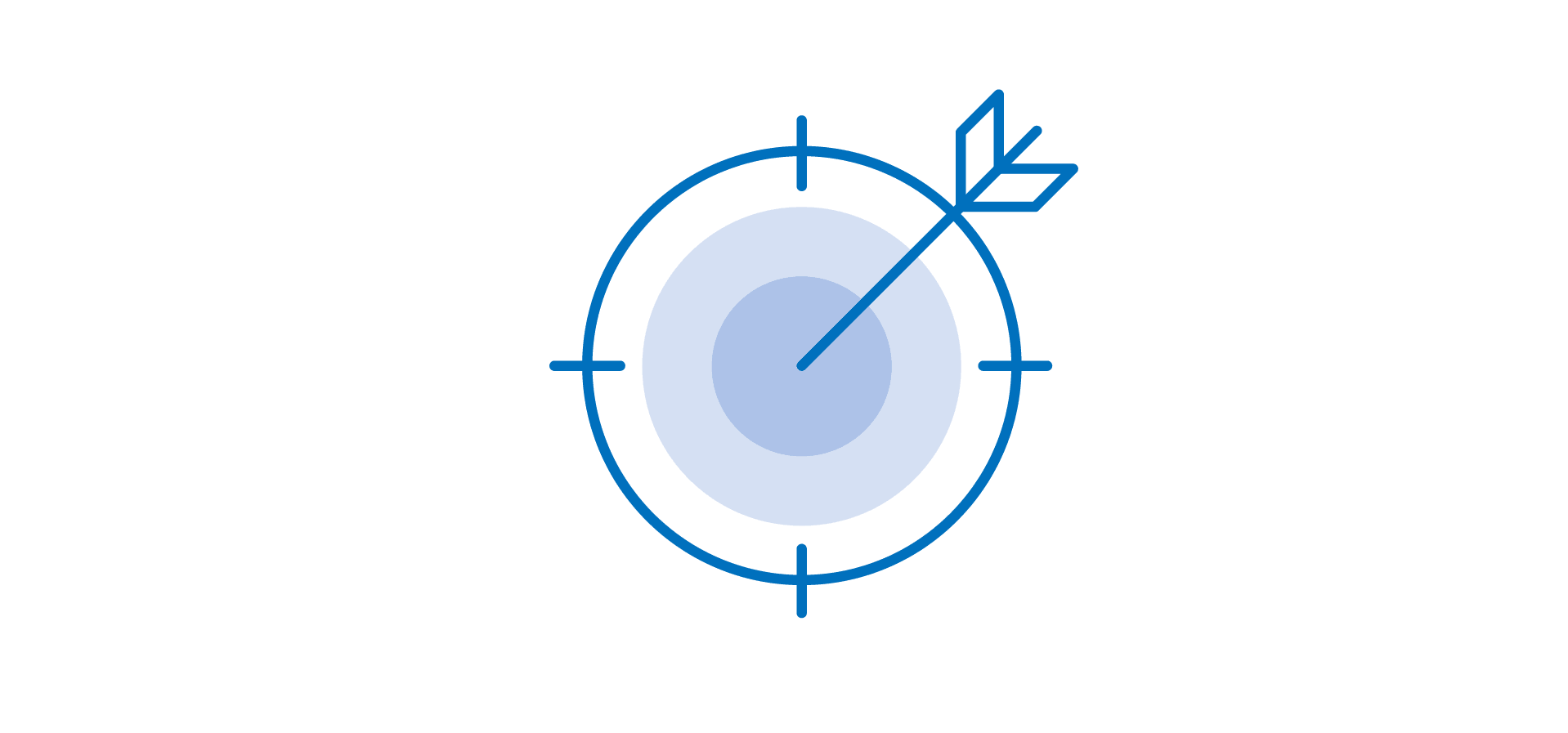 Target with arrow