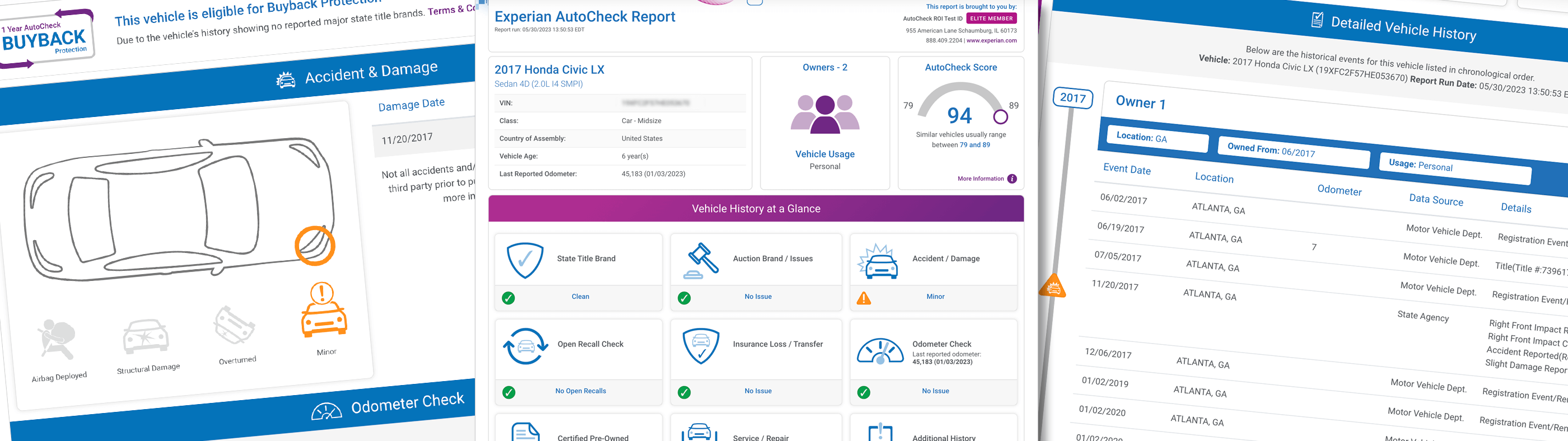 Autocheck Report Sample