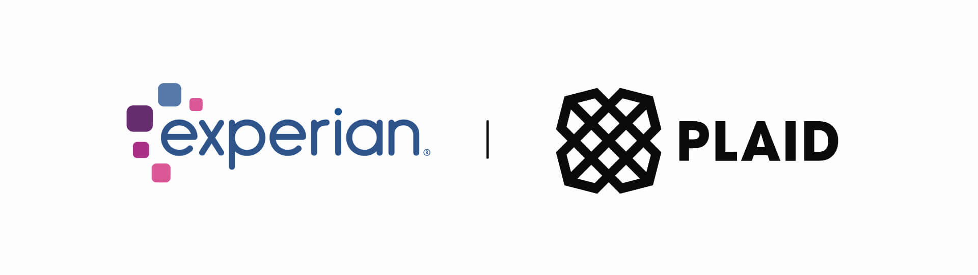 Experian and Plaid logos
