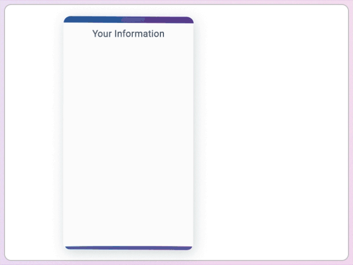 Verification animation