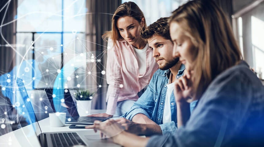 network working together