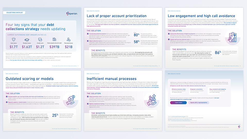  Checklist: Modernizing Your Collection Strategy