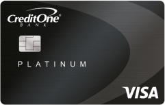 Credit One Bank® Platinum Visa® logo.