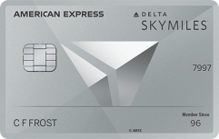 Delta SkyMiles® Platinum American Express Card logo.