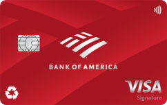 Bank of America® Customized Cash Rewards secured credit card logo.