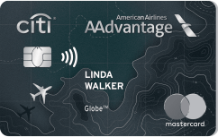 Citi® / AAdvantage® Globe™ Mastercard® logo.