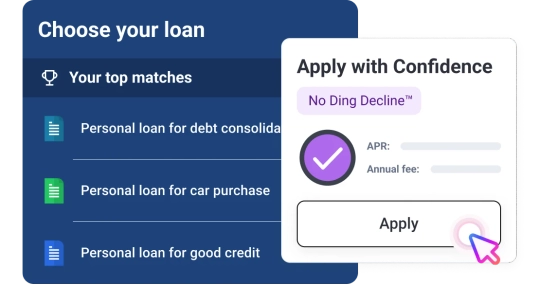 Choose no ding loan screen.